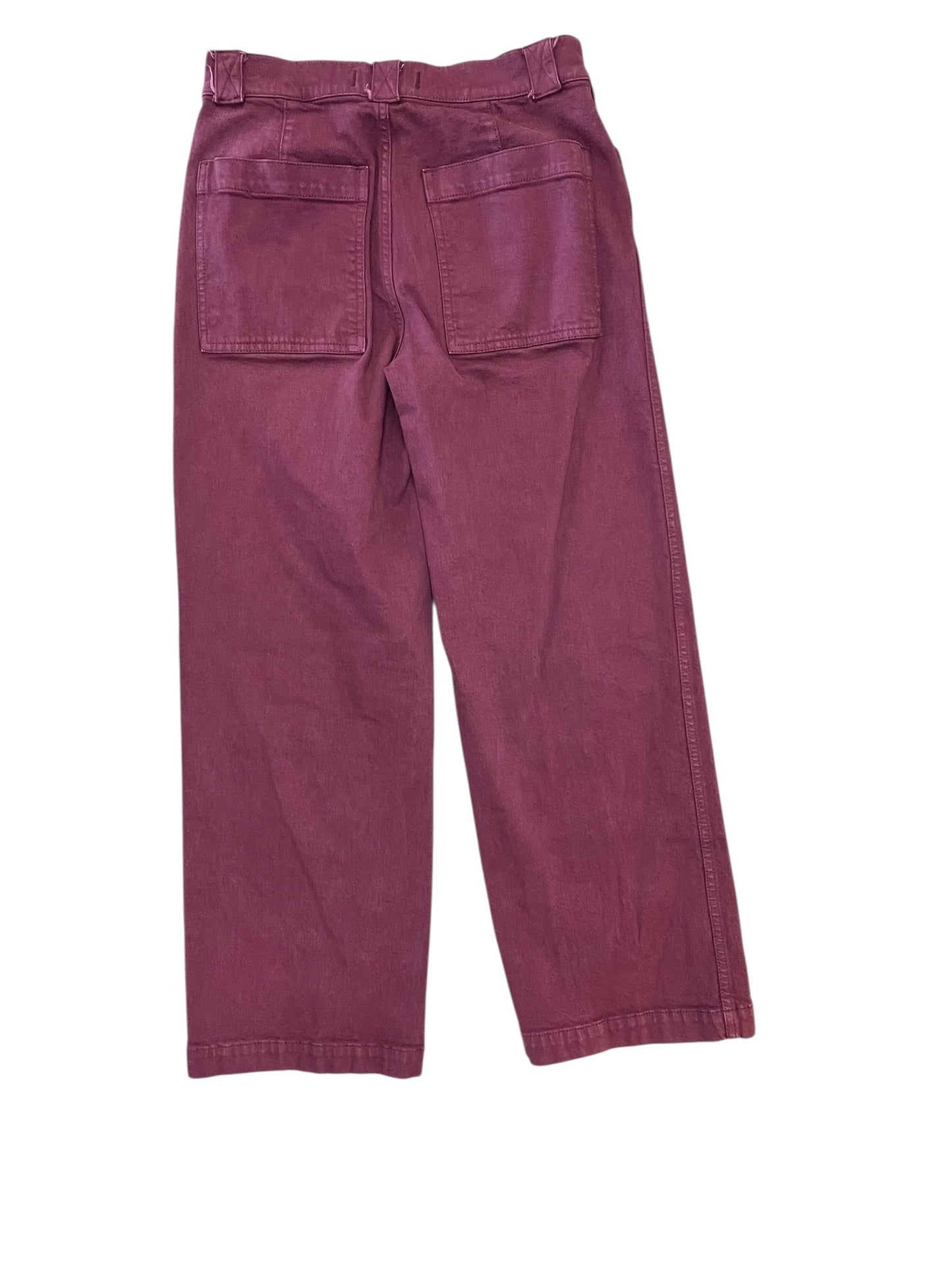 Jeans Wide Leg By Madewell In Purple Denim, Size:Xsp