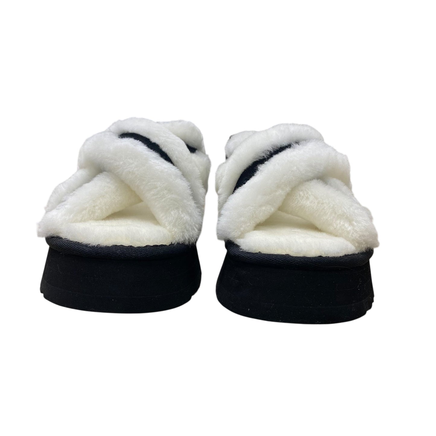 Sandals Designer By Ugg In Black & White, Size:9