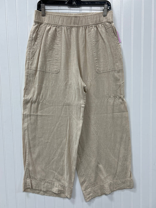 Pants Linen By Sigrid Olsen In Cream, Size:M