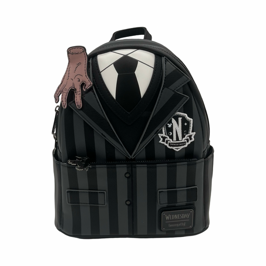 Backpack By Loungefly In Black & Grey, Size:Medium