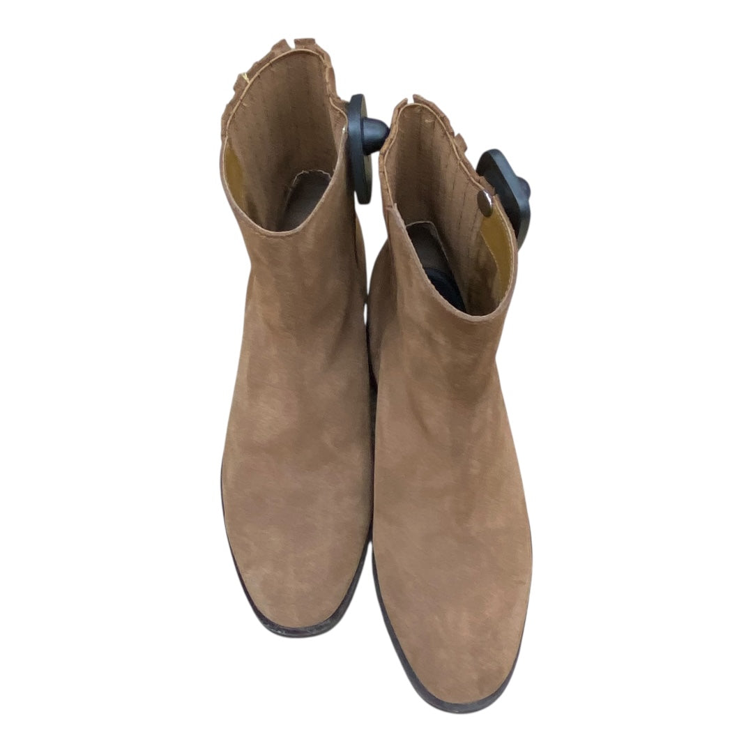 Boots Ankle Heels By Dolce Vita In Brown, Size:7