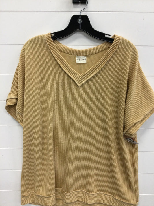 Top Ss By Lovely Melody In Yellow, Size:1X