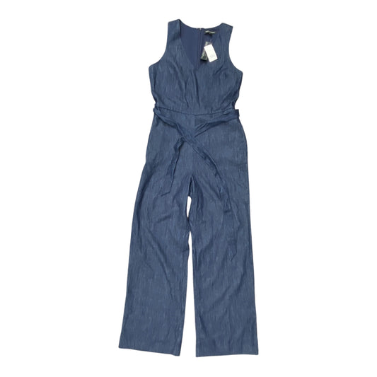 Jumpsuit By Banana Republic In Blue Denim, Size:6
