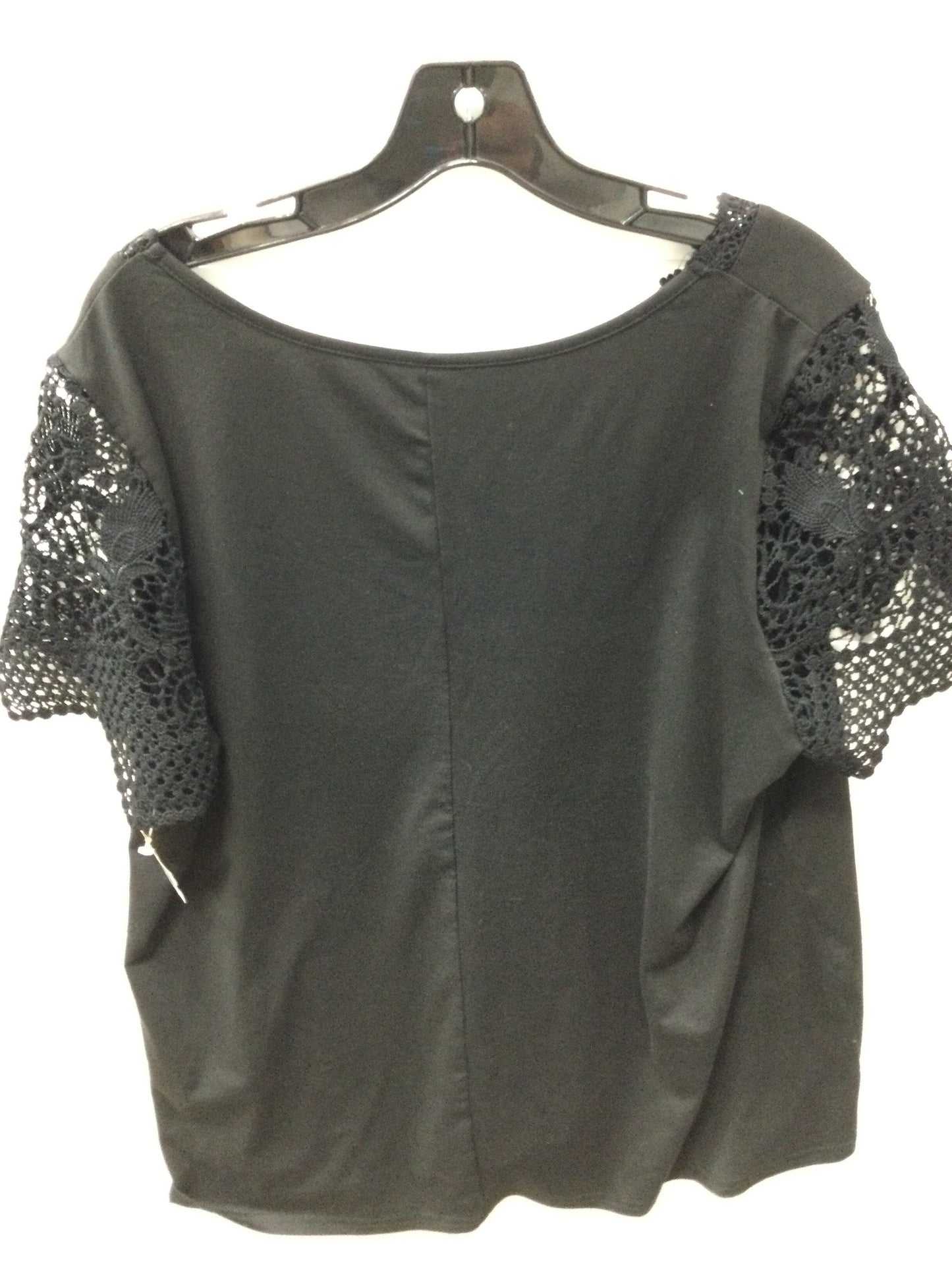 Top Ss By Clothes Mentor In Black, Size:2X