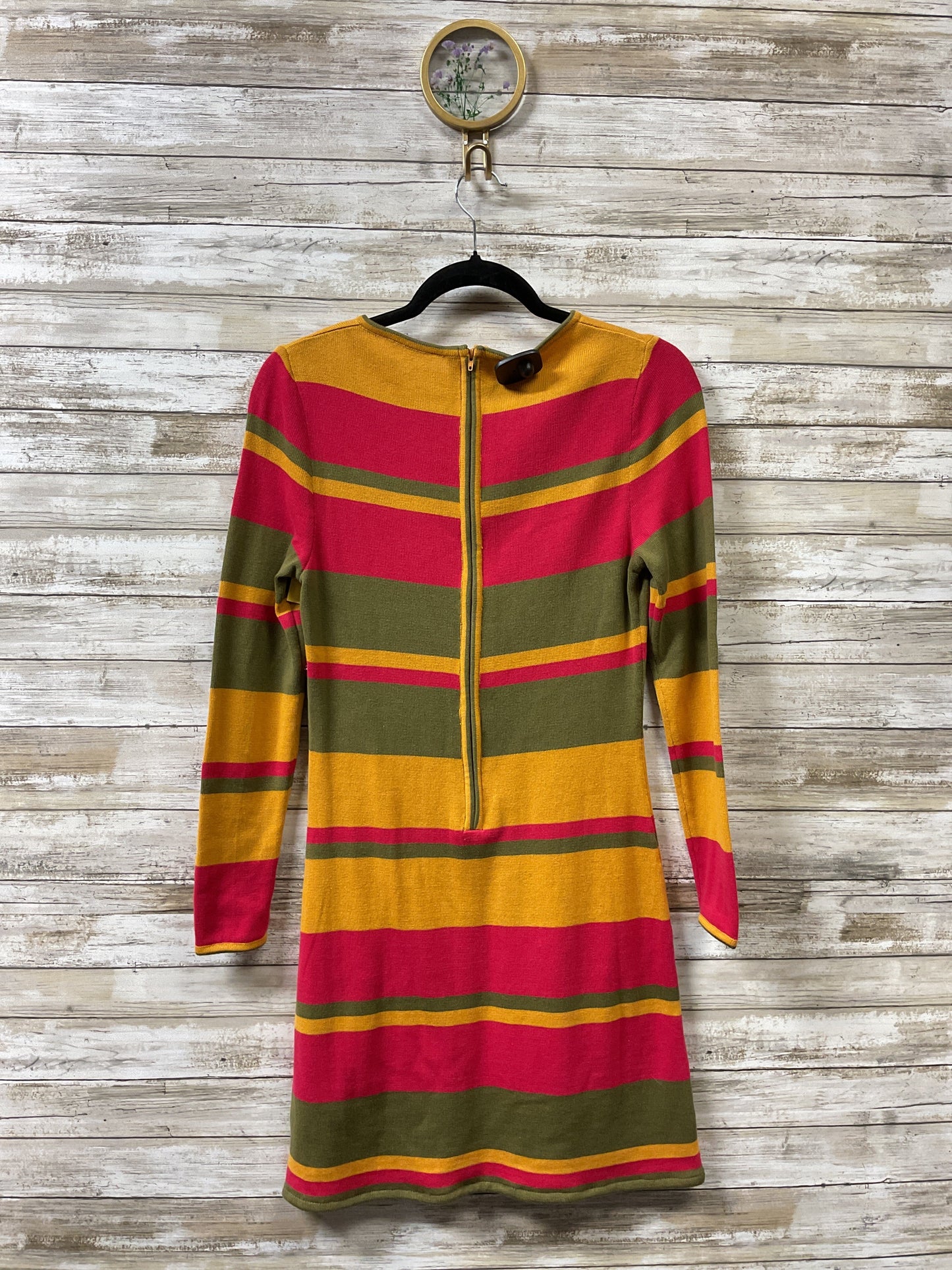 Dress Casual Midi By Clothes Mentor In Striped Pattern, Size:Xs