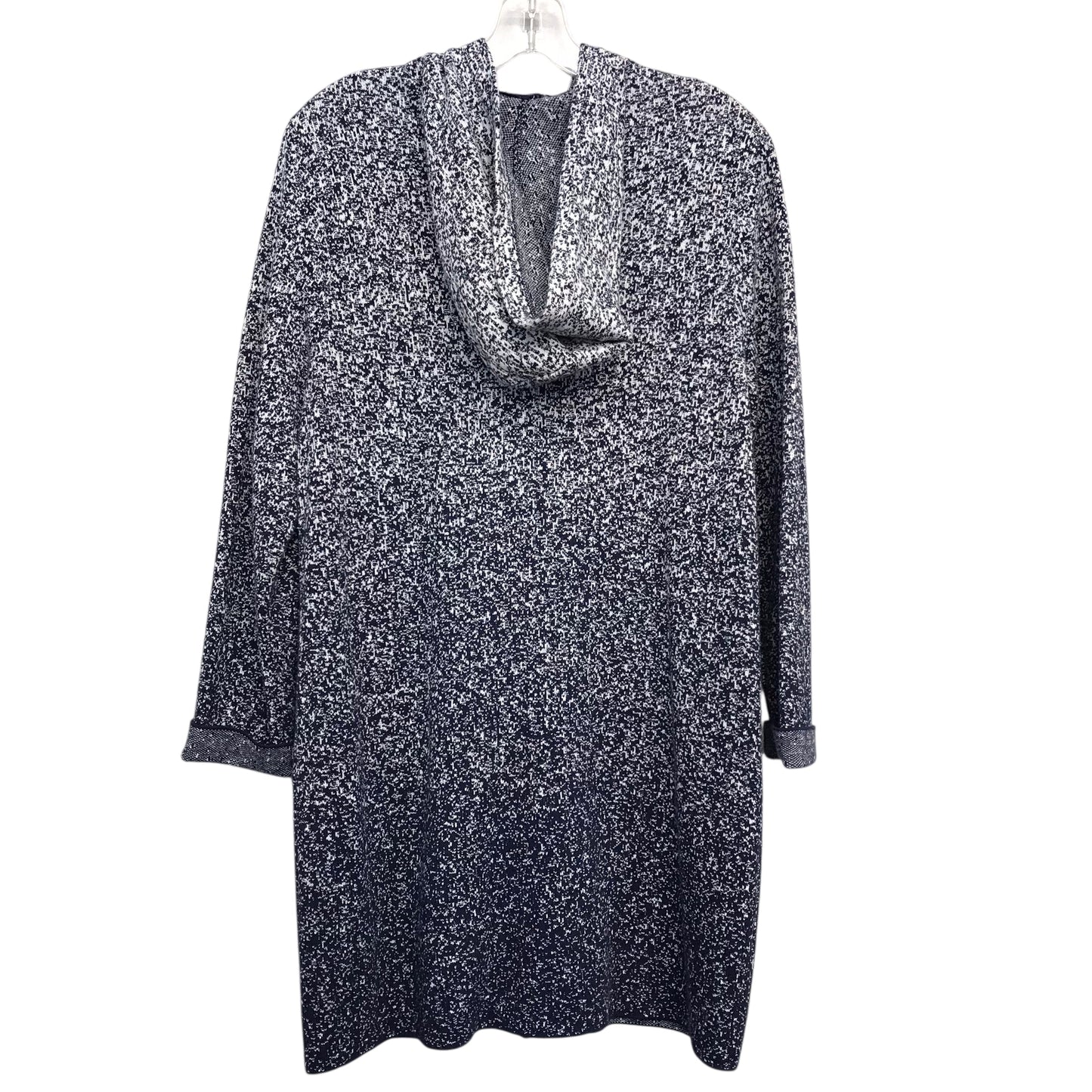 Cardigan By Chicos In Blue & White, Size:M