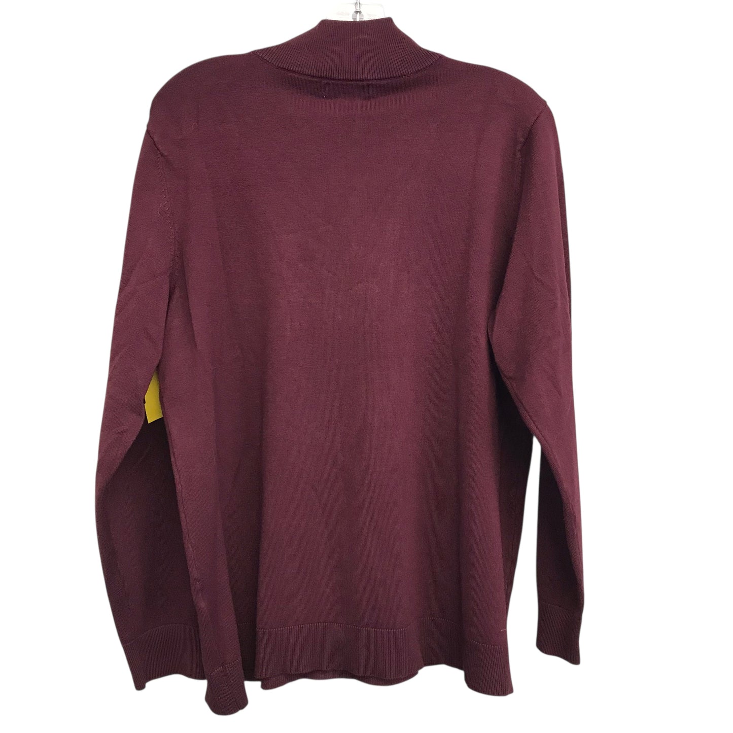 Sweater By Calvin Klein In Maroon, Size:Xl