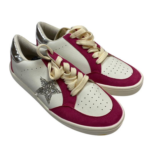 Shoes Sneakers By MKS In Pink & White, Size:9