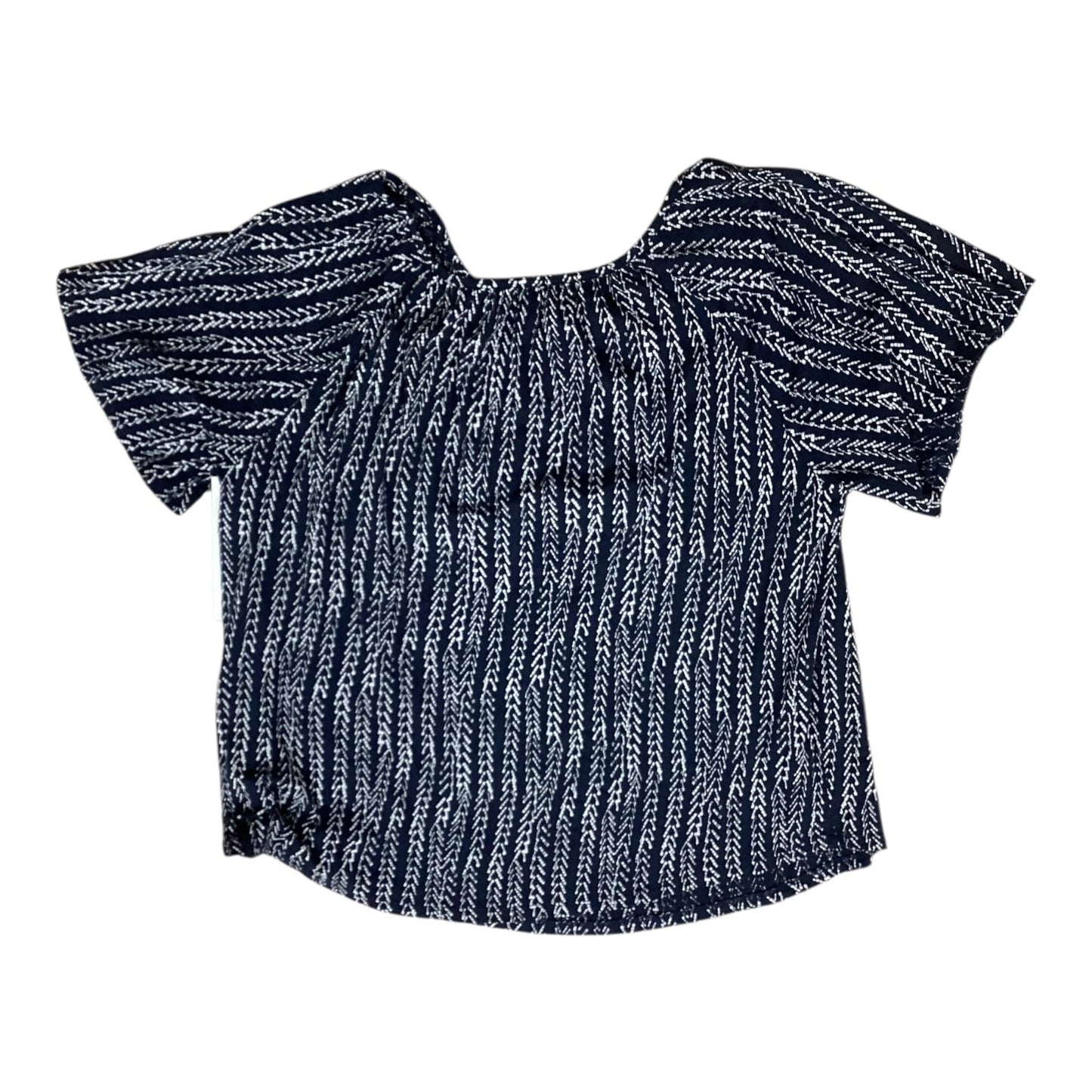 Top Ss By Lucky Brand In Blue & White, Size:L