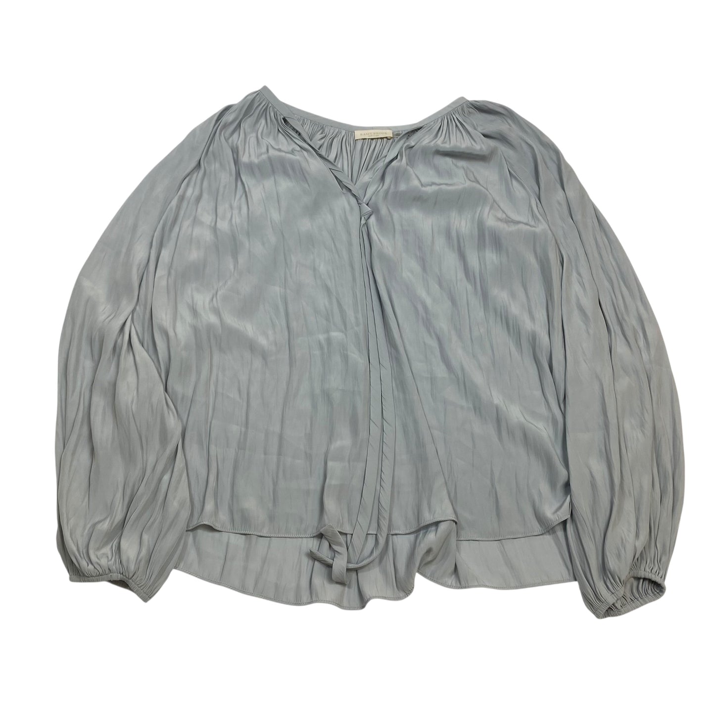 Blouse Ls By Maven West In Grey, Size:M