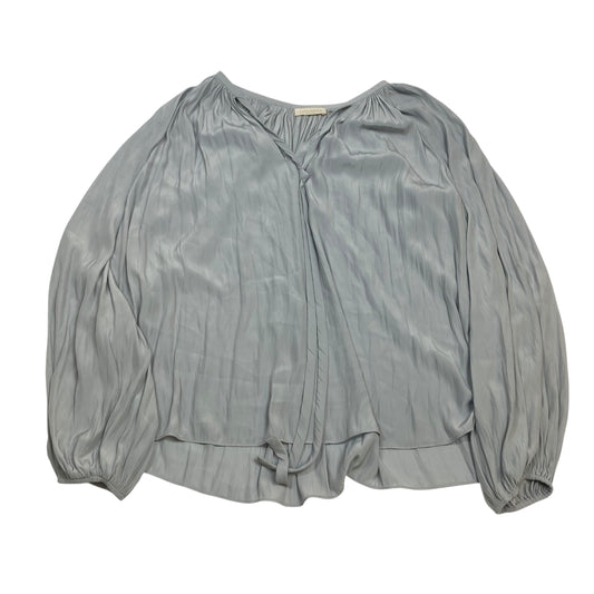 Blouse Ls By Maven West In Grey, Size:M