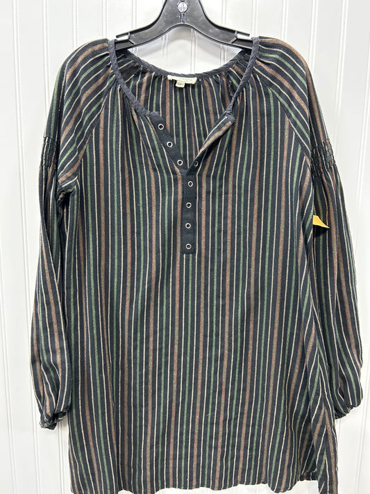 Tunic Ls By Cotton Bleu In Black, Size:S