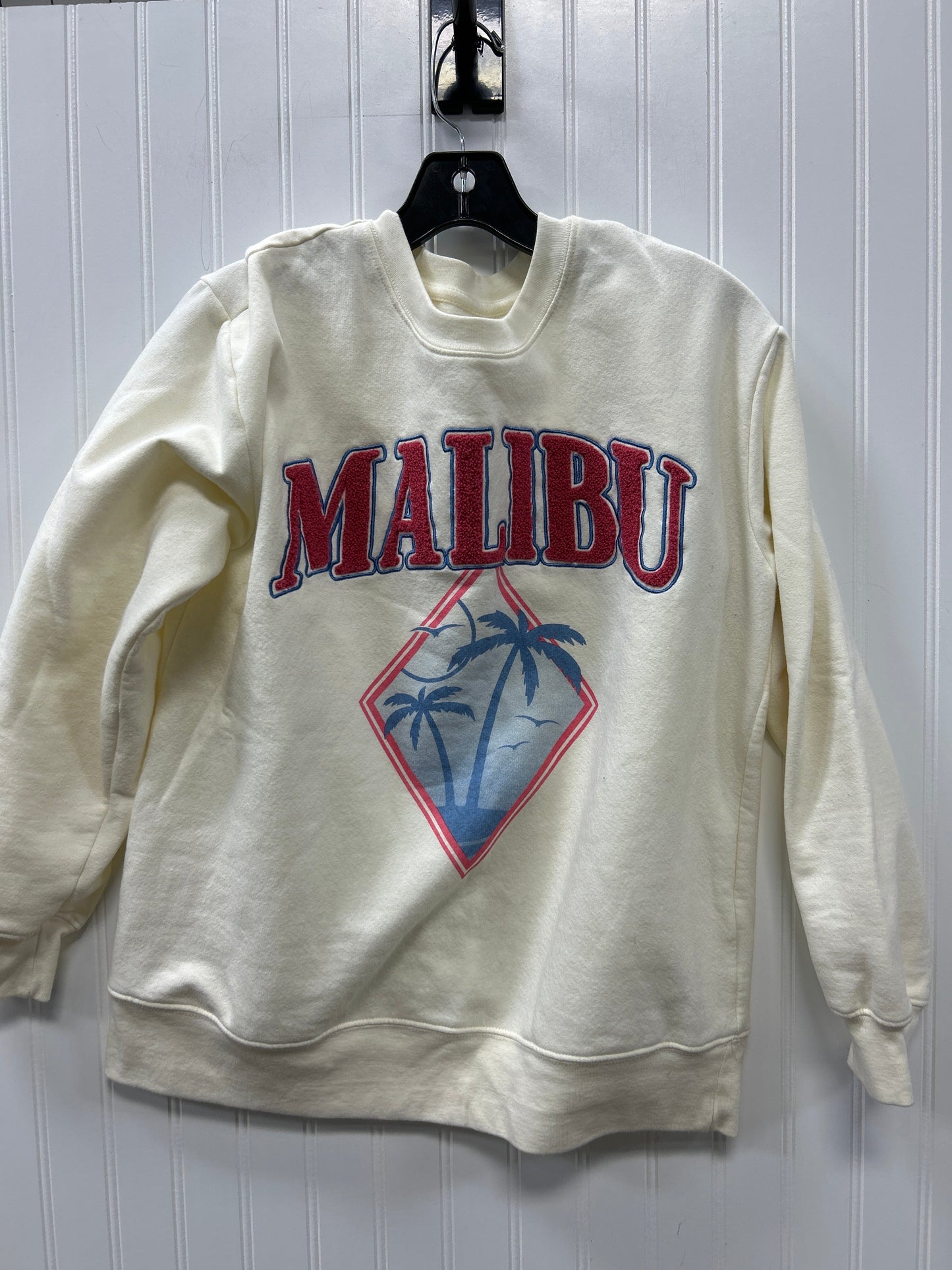 Sweatshirt Crewneck By Cmc In Cream, Size:L