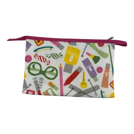 Makeup Bag By Clinique In Floral Print, Size:Medium