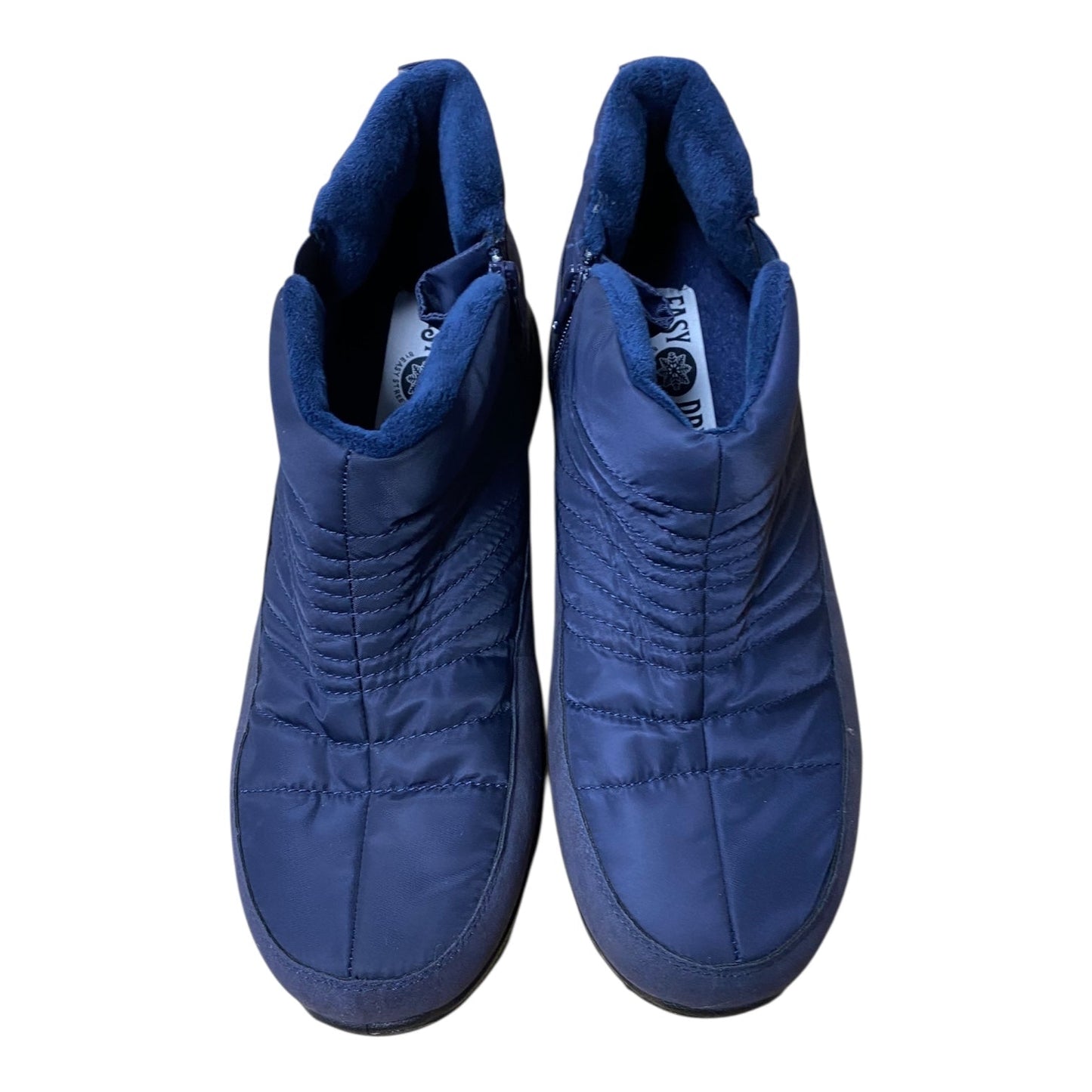Boots Ankle Flats By Cme In Navy, Size:12
