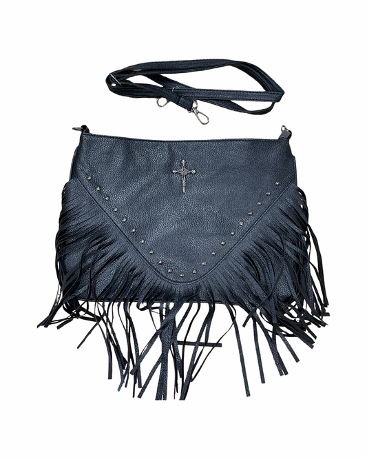 Crossbody By Clothes Mentor In Black, Size:Medium