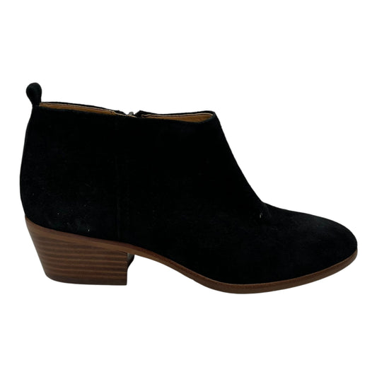 Boots Ankle Heels By J. Crew In Black, Size:8.5