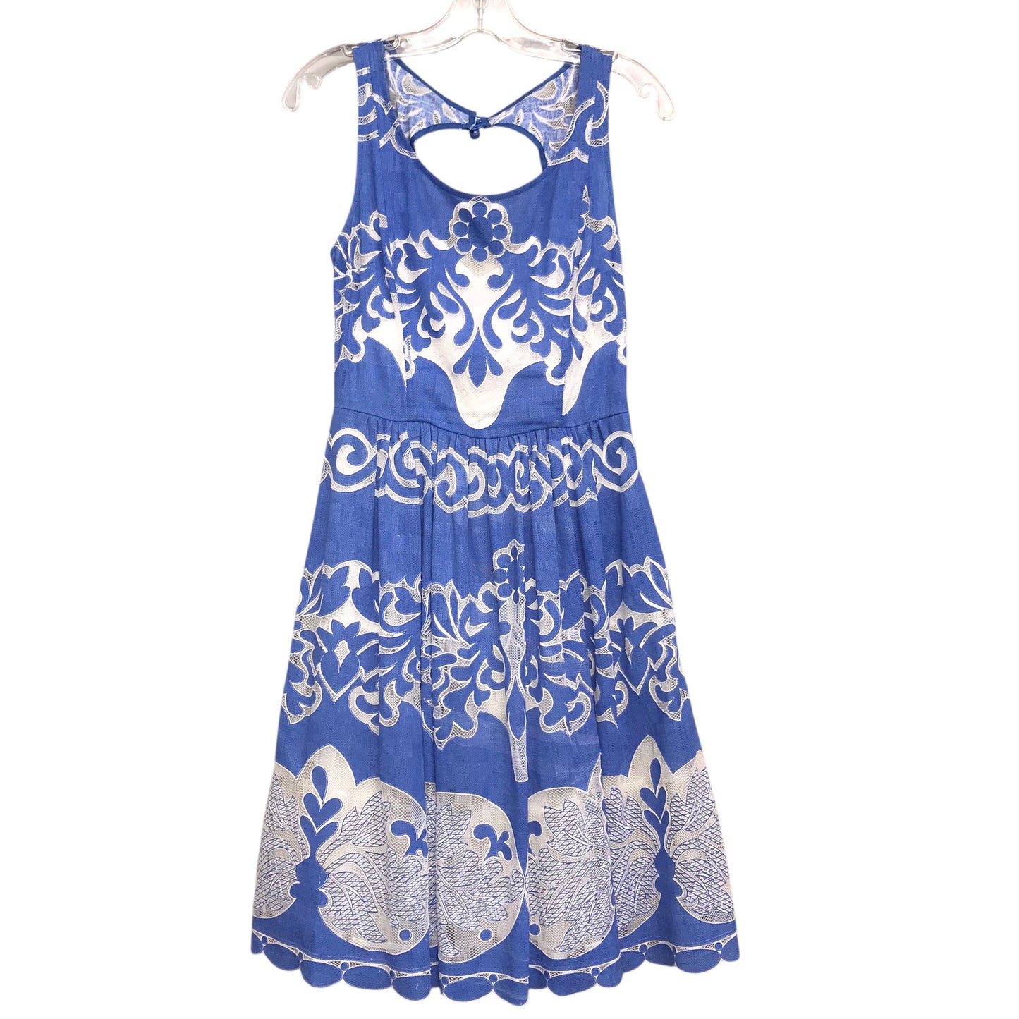 Dress Party Short By Tracy Reese In Blue & White, Size:S