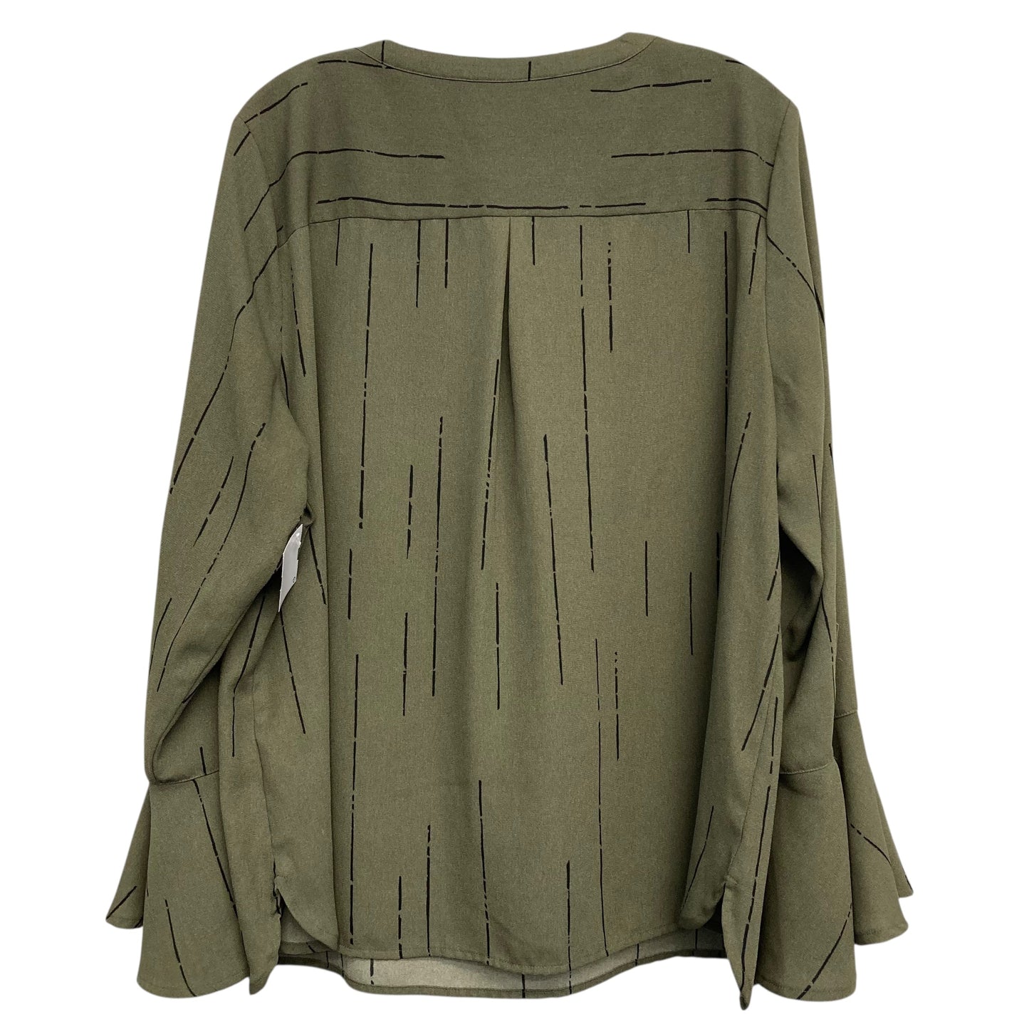 Top Ls By Apt 9 In Green, Size:1X