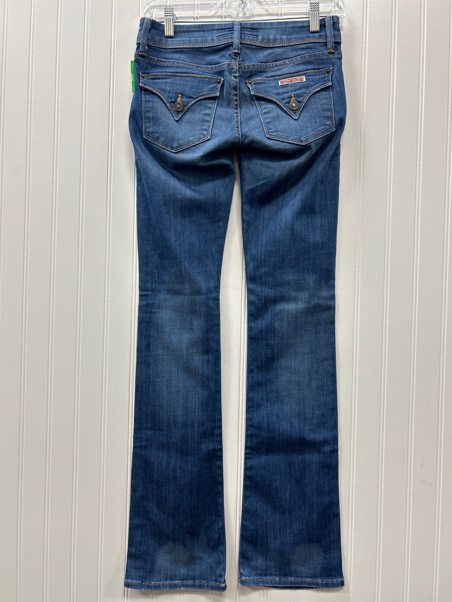 Jeans Boot Cut By Hudson In Blue Denim, Size:0