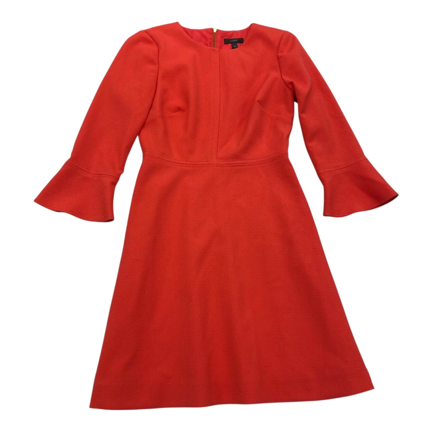 Dress Casual Midi By J. Crew In Coral, Size:0