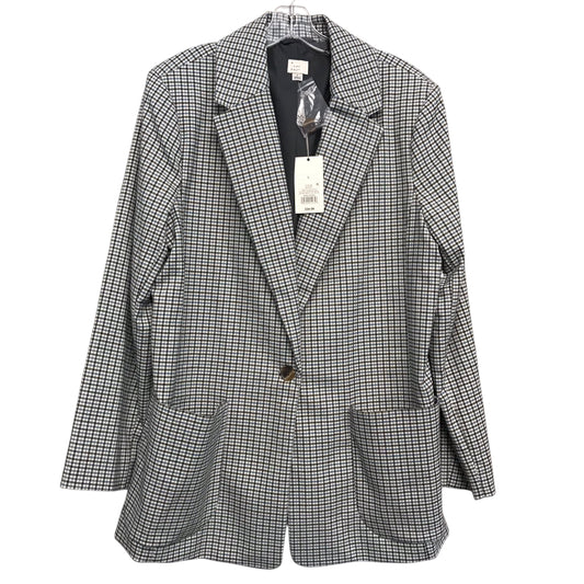 Blazer By A New Day In Plaid Pattern, Size:L