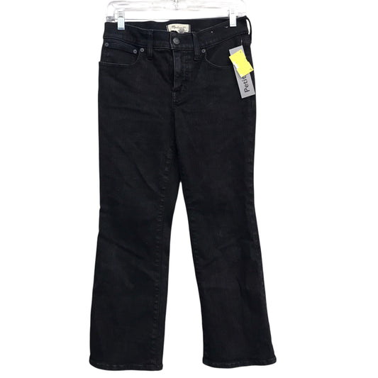 Jeans Flared By Madewell In Black Denim, Size:6P