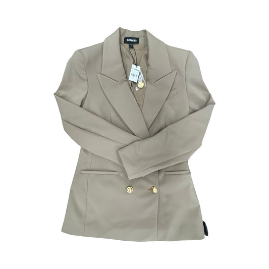Blazer By Express In Taupe, Size:S