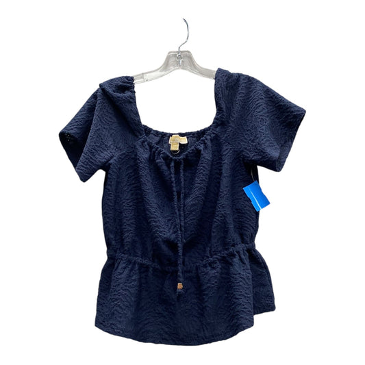 Top Ss By Michael By Michael Kors In Navy, Size:S