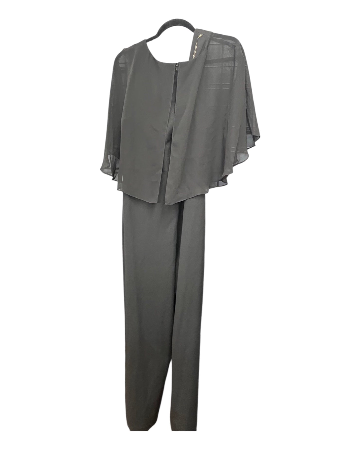 Jumpsuit By Connected Apparel In Black, Size:1X