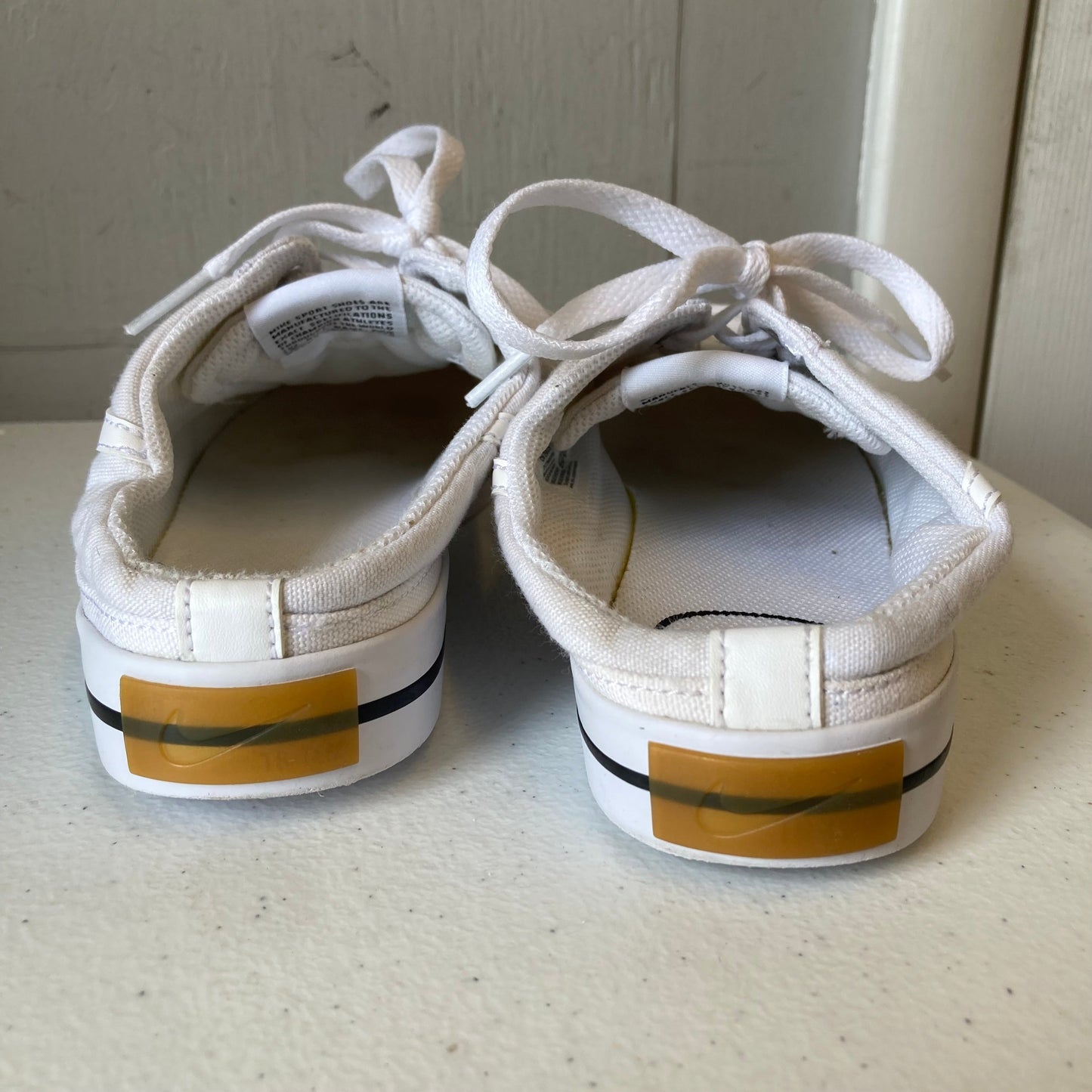 Shoes Athletic By Nike Apparel In White, Size:8