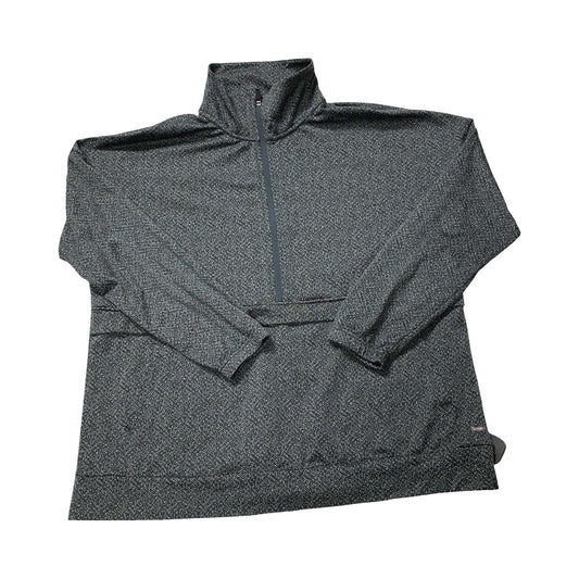 Athletic Top Ls Collar By Mondetta In Black, Size:Xxl