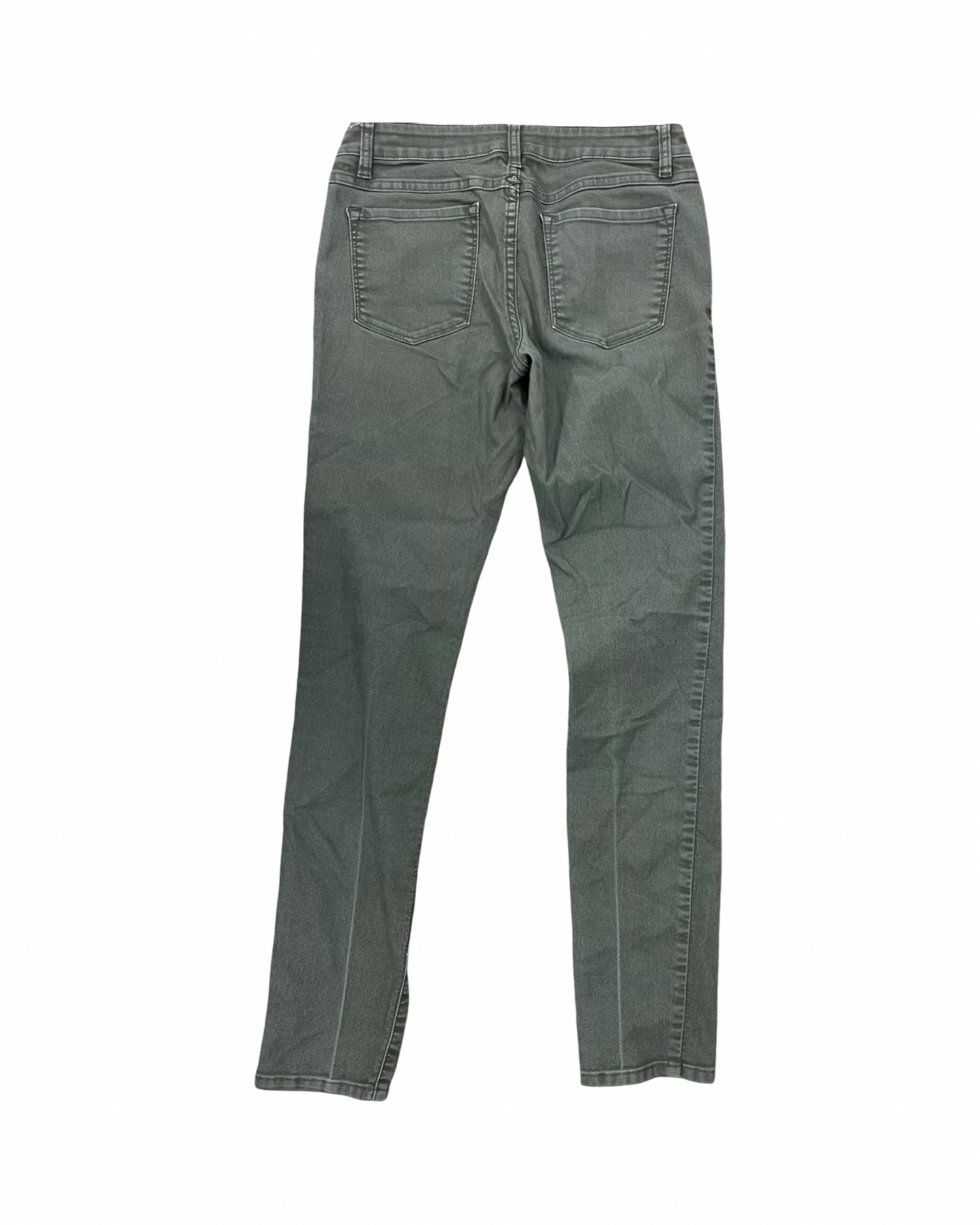 Jeans Skinny By Prana In Green Denim, Size:6
