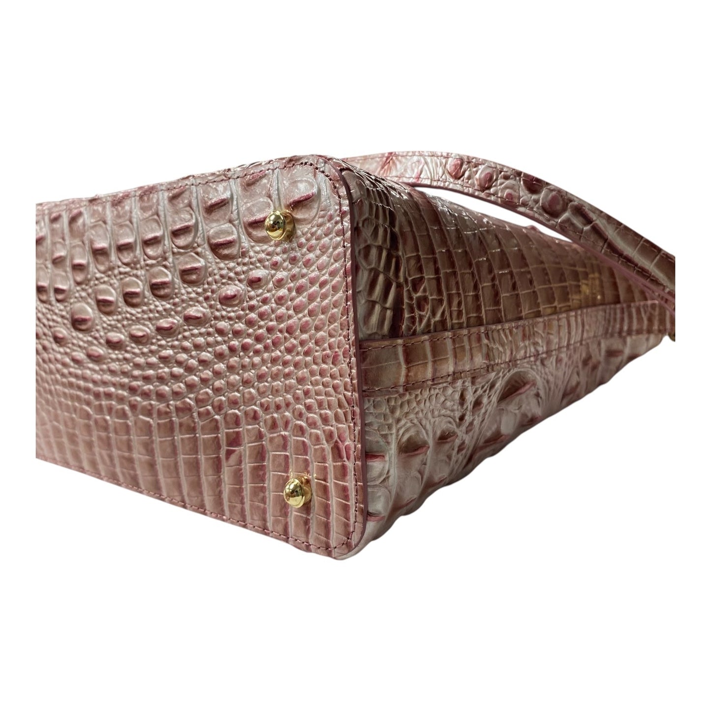 Handbag Designer By Brahmin In Pink, Size:Large