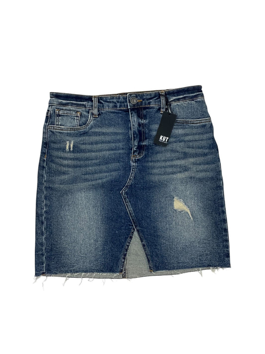 Skirt Mini & Short By Kut In Blue Denim, Size:M