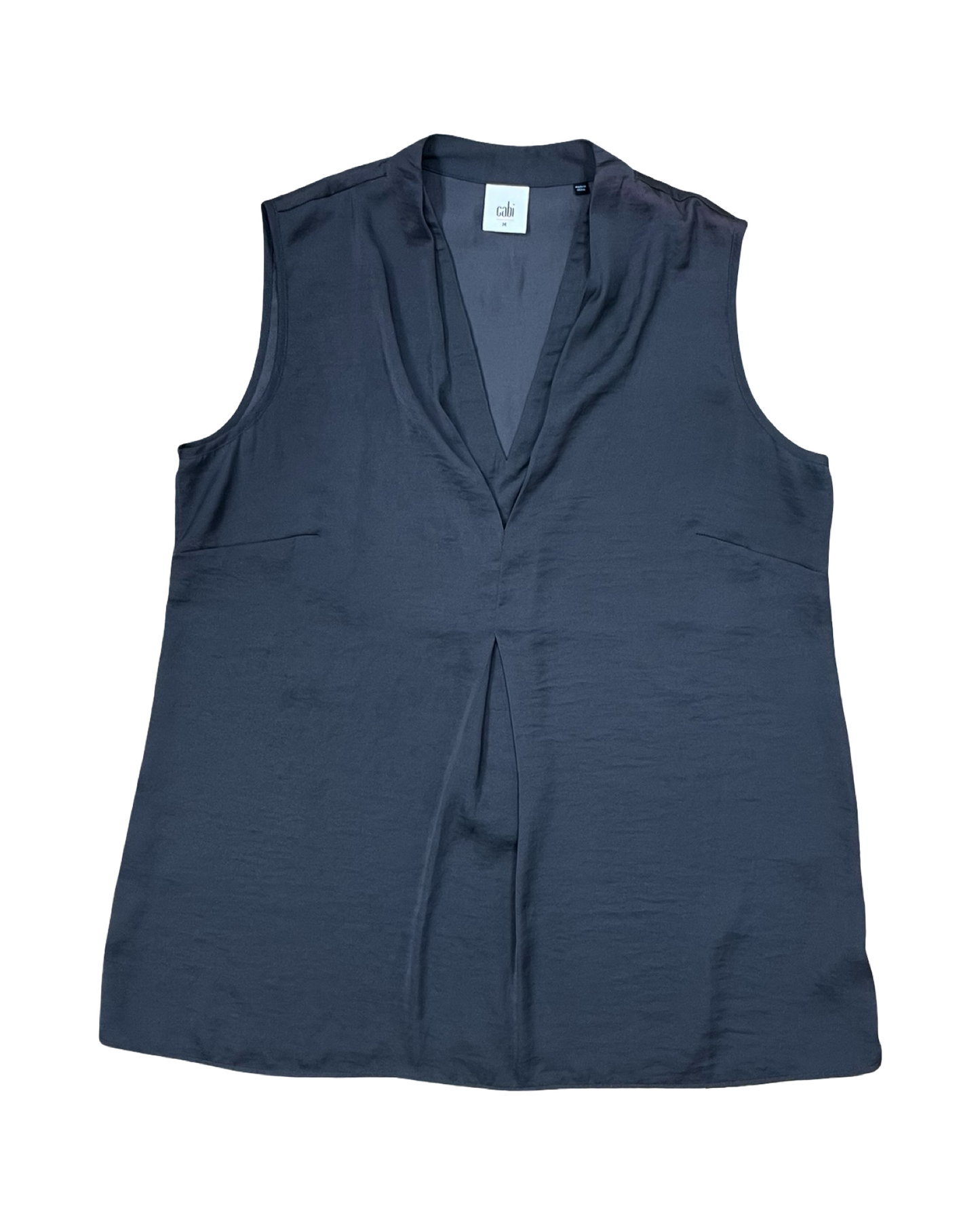 Top Sleeveless By Cabi In Grey, Size:M