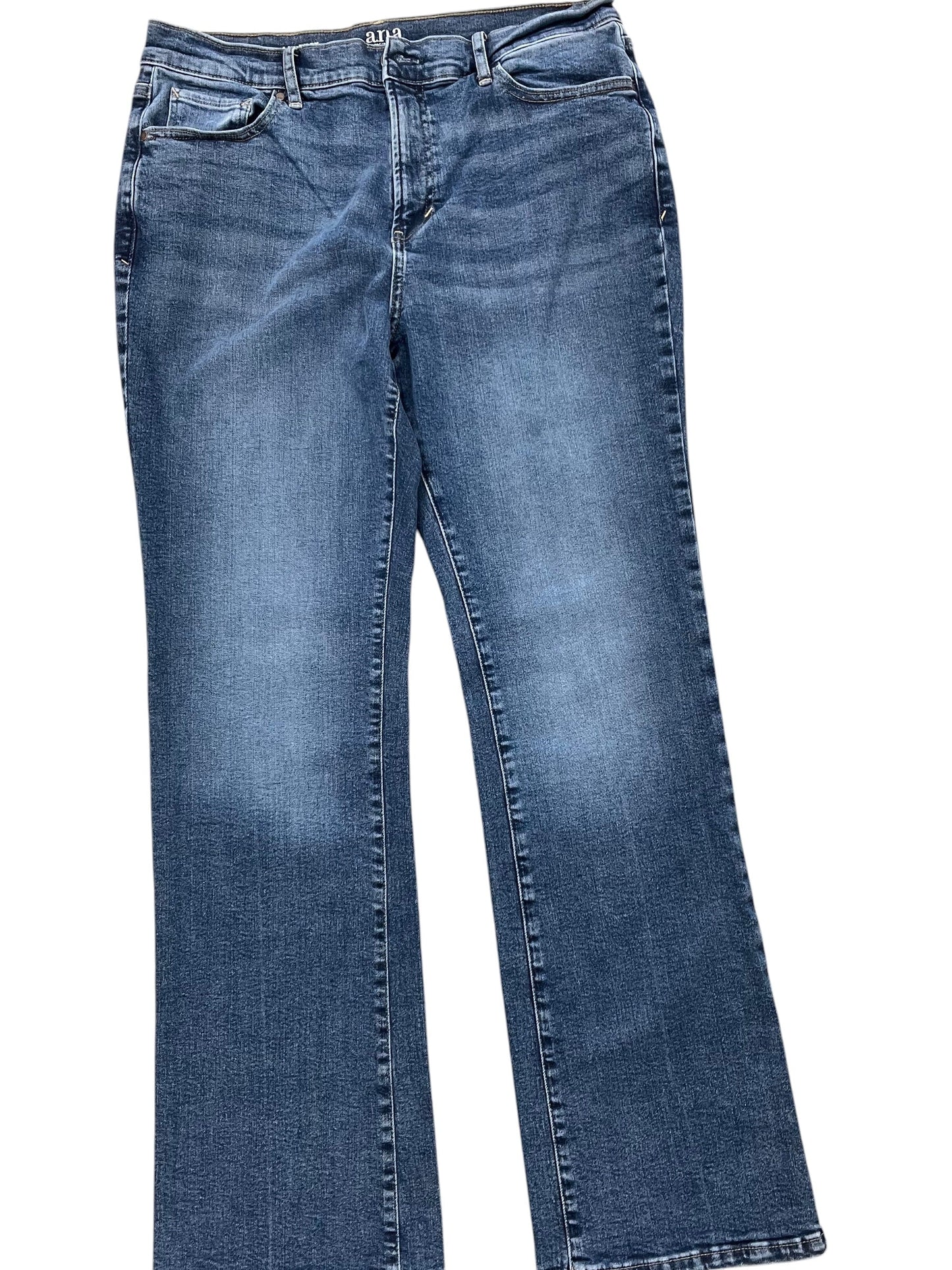 Jeans Boot Cut By Ana In Blue Denim, Size:14