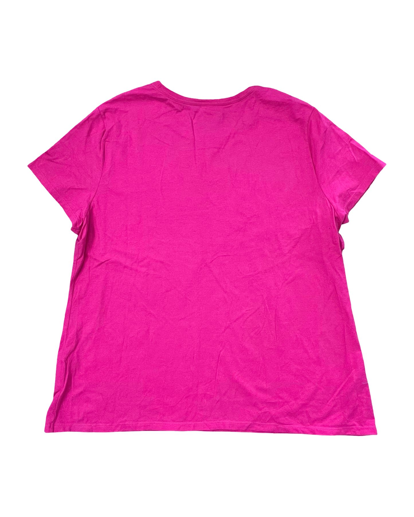 Top Ss Basic By Just My Size In Pink, Size:2X