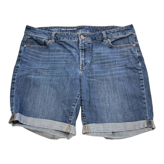 Shorts By Talbots In Blue Denim, Size:16
