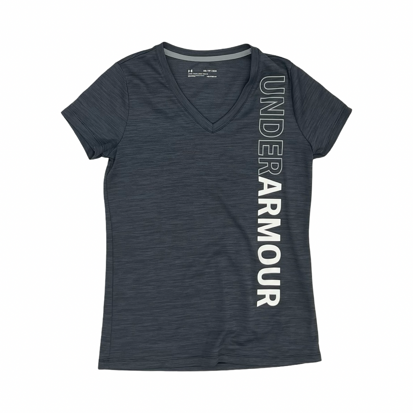Athletic Top Ss By Under Armour In Grey, Size:Xs