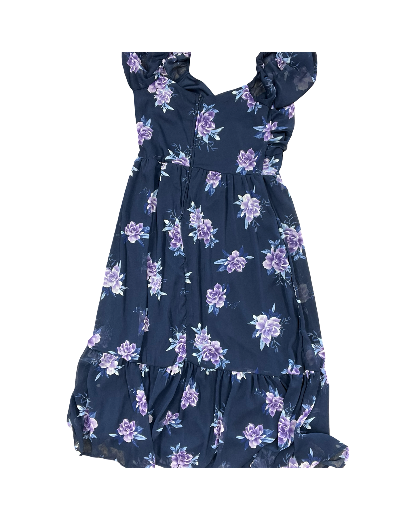 Dress Casual Midi By Mi Ami In Blue, Size:L