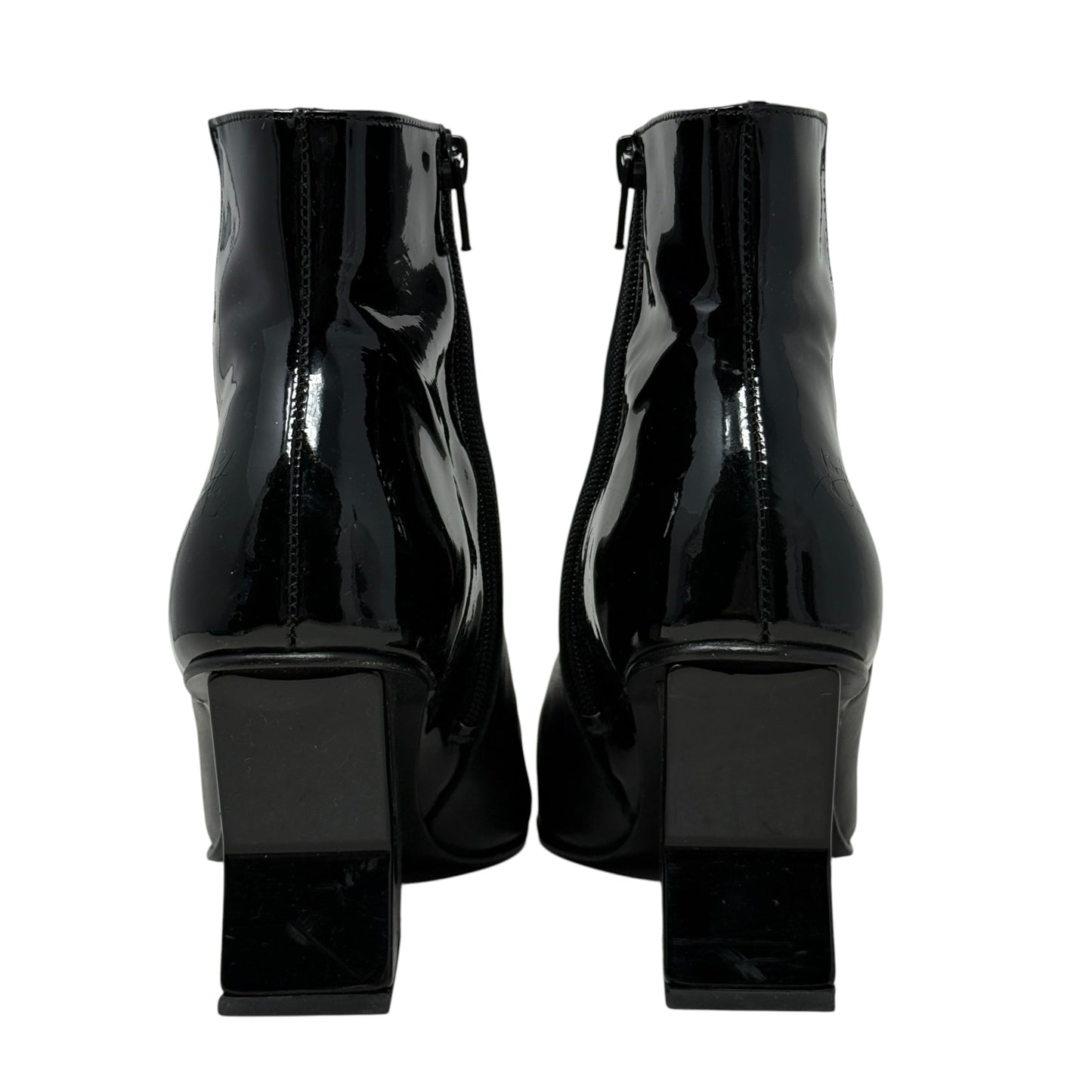 Slash Angular Ankle Boots By John Fluvog In Black, Size: 8