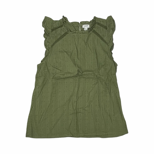 Blouse Ss By J. Crew In Green, Size:M