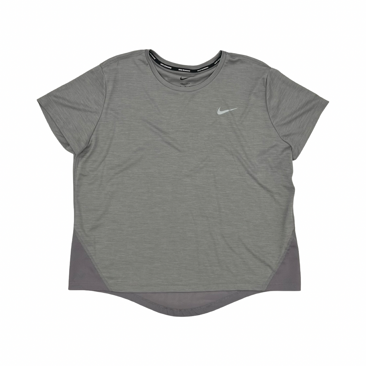 Athletic Top Ss By Nike In Grey, Size:Xl