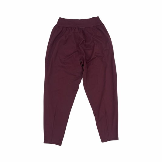 Athletic Pants By Mono B In Maroon, Size:L