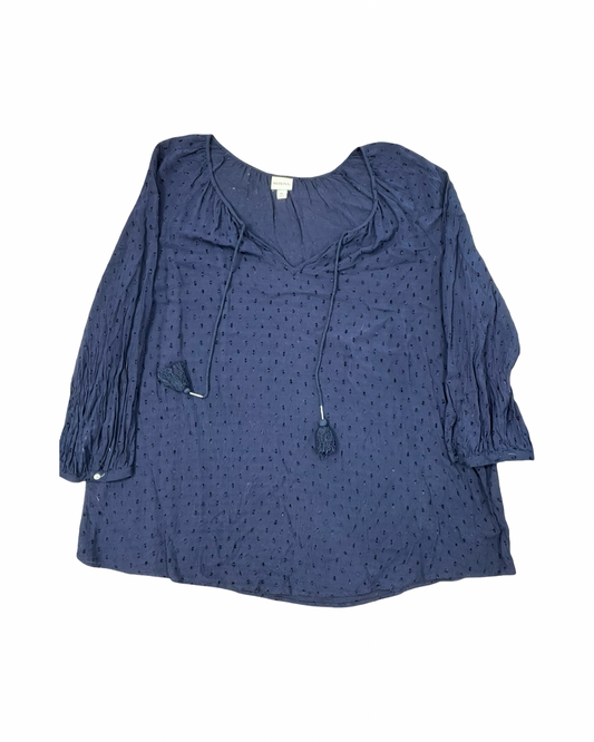 Top Ls By Merona In Blue, Size:Xl