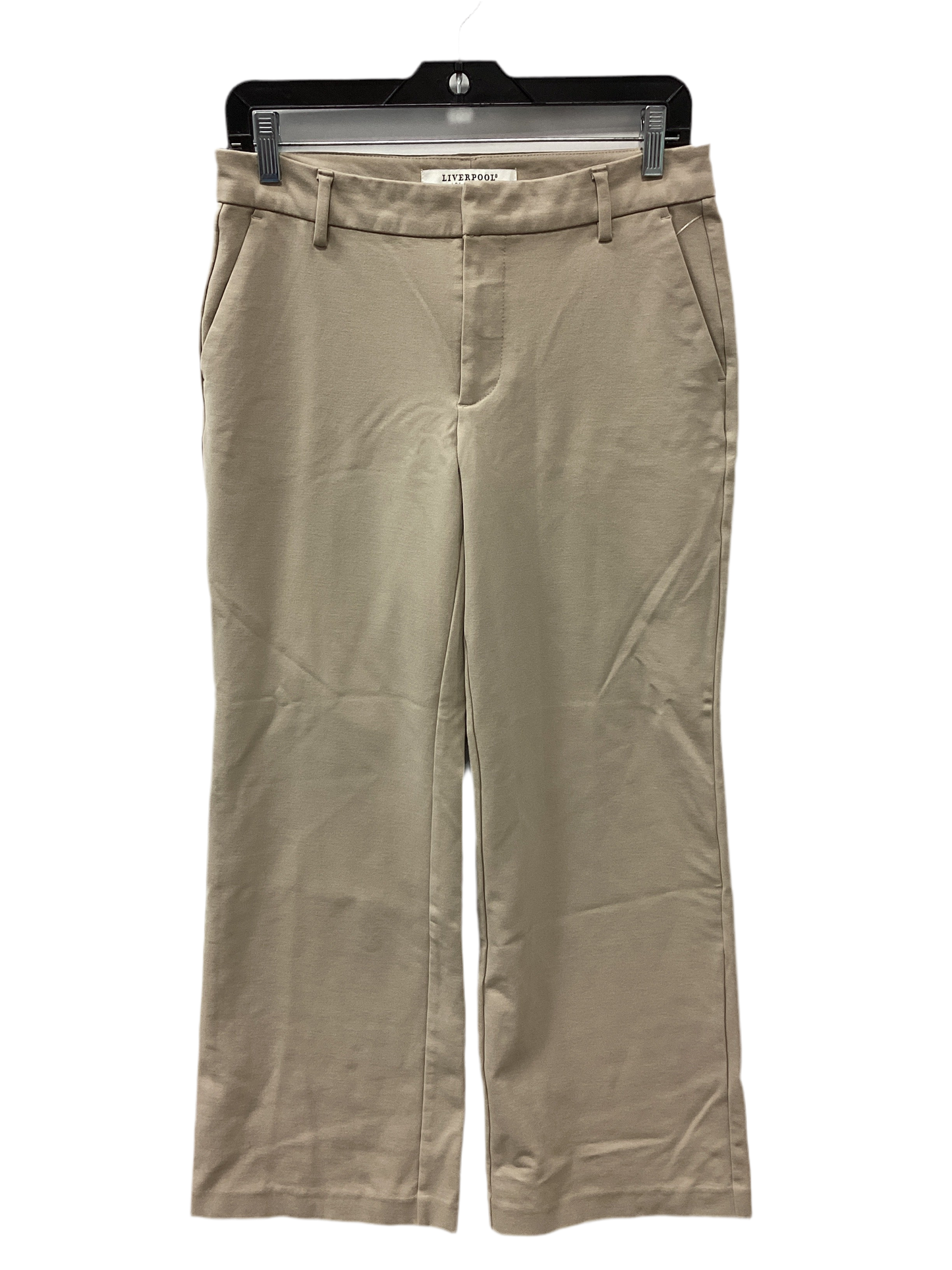 Pants Dress By Liverpool In Tan, Size:4