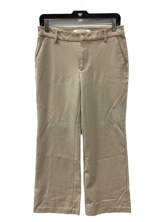 Pants Dress By Liverpool In Tan, Size:4