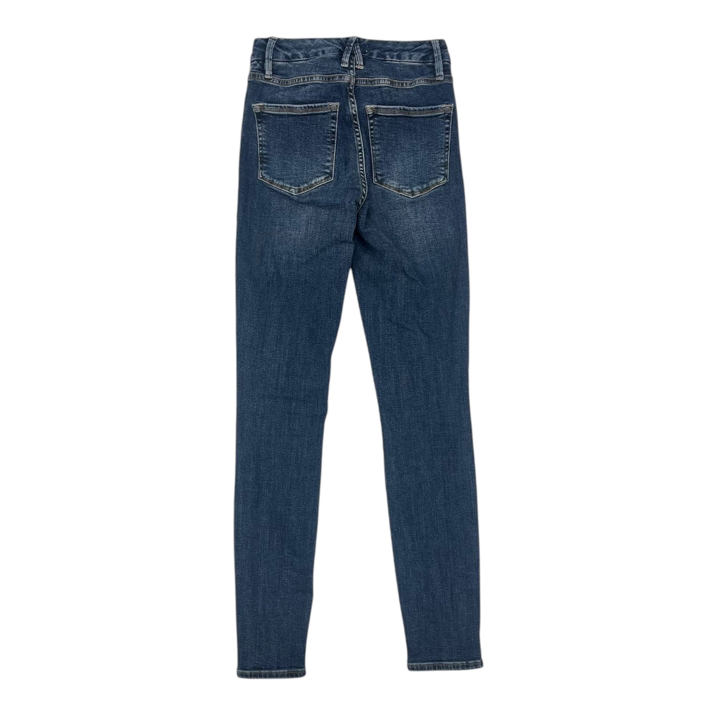 Jeans Skinny By Good American In Blue Denim, Size:0