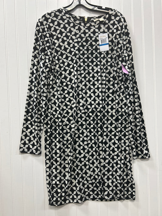 Dress Casual Midi By Michael By Michael Kors In Black, Size:Xl NWT